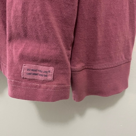 Set of 2 Life is Good Cotton T- Shirts Cowl neck, relax fit Size L - Picture 6 of 14